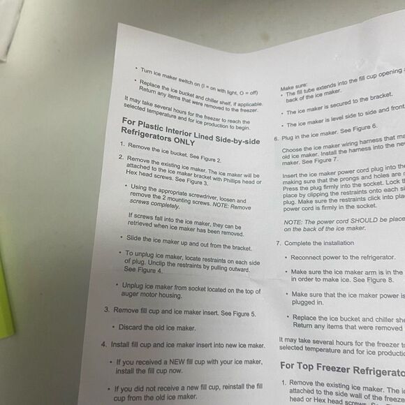 ECUMFY Refrigerator Ice Maker Assembly Kit Replacement for GE Refrigerator - Picture 7 of 10